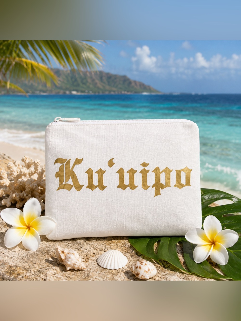 ALOHA Collection Kuʻuipo Small Pouch Limited Edition Splash Proof Clutch